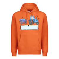 Carrot easter tractor boy Premium Hoodie - MaliasSmallBusiness