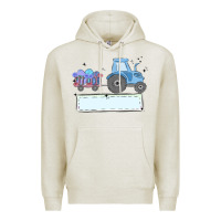 Oatmeal Heather easter tractor boy Premium Hoodie - MaliasSmallBusiness