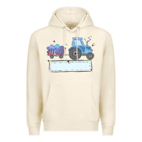 Tofu easter tractor boy Premium Hoodie - MaliasSmallBusiness