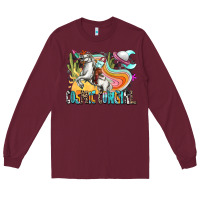 Burgundy cosmic cowgirl Long Sleeve Tee - Zillion Design Studio