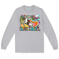 Moon Dust cosmic cowgirl Long Sleeve Tee - Zillion Design Studio