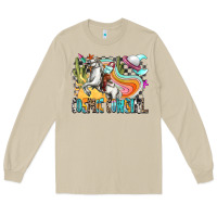 Mushroom cosmic cowgirl Long Sleeve Tee - Zillion Design Studio