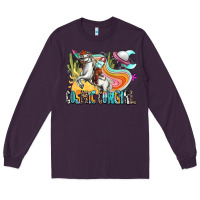 Plum cosmic cowgirl Long Sleeve Tee - Zillion Design Studio