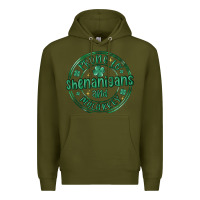 Army Green prone to shenanigans and malarkey Premium Hoodie - MaliasSmallBusiness