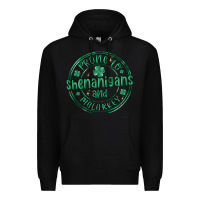 Black prone to shenanigans and malarkey Premium Hoodie - MaliasSmallBusiness