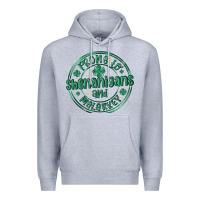 Heather Grey prone to shenanigans and malarkey Premium Hoodie - MaliasSmallBusiness