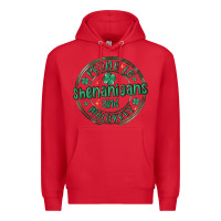 Red prone to shenanigans and malarkey Premium Hoodie - MaliasSmallBusiness