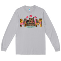 Moon Dust Mom Bear With Sunflowers Long Sleeve Tee - RanaPortraitStore