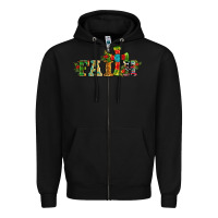 Black christmas cross faith Zipper Hoodie - RanaPortraitStore