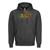 Charcoal Heather christmas cross faith Zipper Hoodie - RanaPortraitStore