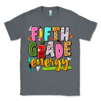 Charcoal Heather fifth grade energy Classic Tee - texasbilliewilder