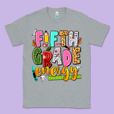 Fifth Grade Energy Classic Tee Designed By Texasbilliewilder