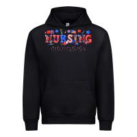 Black 4th of july nursing administrator Urban Hoodie - NancyCooperArtShop
