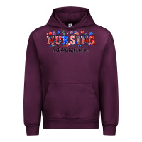 Mauve Wine 4th of july nursing administrator Urban Hoodie - NancyCooperArtShop