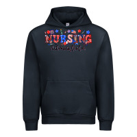Navy 4th of july nursing administrator Urban Hoodie - NancyCooperArtShop
