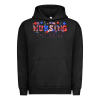 Pigment Black 4th of july nursing administrator Urban Hoodie - NancyCooperArtShop
