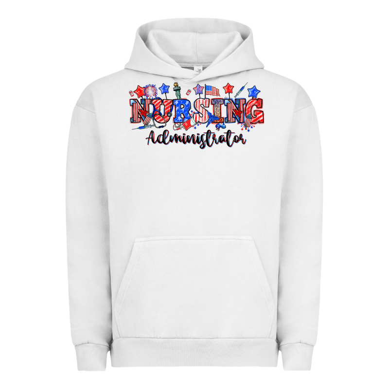 4th Of July Nursing Administrator Urban Hoodie by NancyCooperArtShop | Teevron