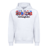 White 4th of july nursing administrator Urban Hoodie - NancyCooperArtShop