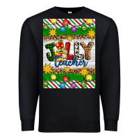 Black Christmas jolly teacher Premium Sweatshirt - Artiststas