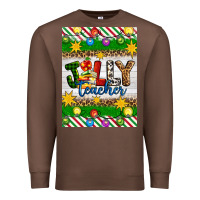 Chestnut Christmas jolly teacher Premium Sweatshirt - Artiststas