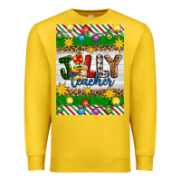 Lemon Christmas jolly teacher Premium Sweatshirt - Artiststas