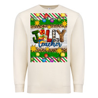 Sandshell Christmas jolly teacher Premium Sweatshirt - Artiststas