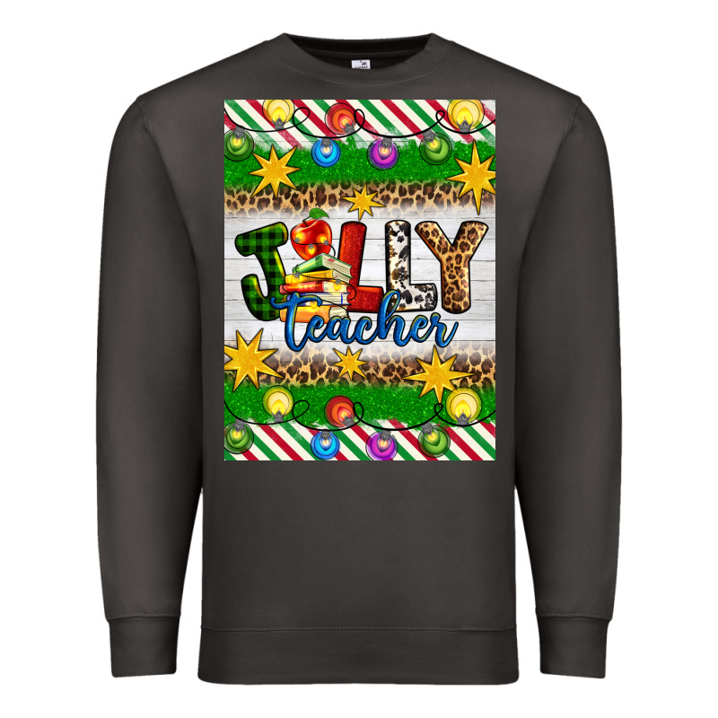 Christmas Jolly Teacher Premium Sweatshirt by Artiststas | Teevron