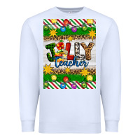 White Christmas jolly teacher Premium Sweatshirt - Artiststas