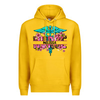 Lemon floral nurse custom name Premium Hoodie - AdoDesignShop