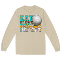 Eat Sleep Volleyball Repeat Long Sleeve Tee | Teevron