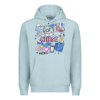 Blue Mist can't talk right now doing nurse stuff Premium Hoodie - MaliasSmallBusiness