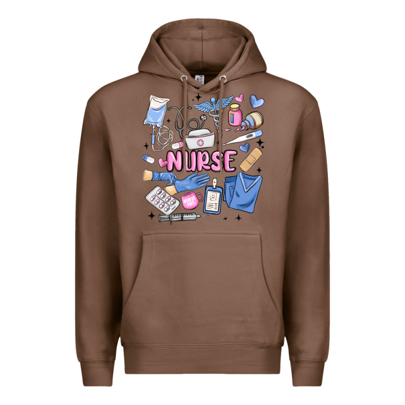 Can't Talk Right Now Doing Nurse Stuff Premium Hoodie by MaliasSmallBusiness | Teevron