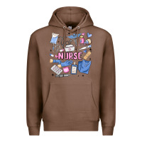 Chestnut can't talk right now doing nurse stuff Premium Hoodie - MaliasSmallBusiness