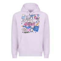 Lilac can't talk right now doing nurse stuff Premium Hoodie - MaliasSmallBusiness
