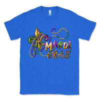 True Royal mardi gras fleur de lis and beads Classic Tee - RanaPortraitStore