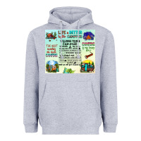 Heather Grey life is better by the campfire Heavyweight Hoodie - JahusDesignShop