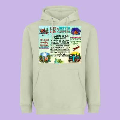 Life Is Better By The Campfire Heavyweight Hoodie Designed By Jahusdesignshop