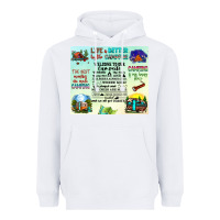 White life is better by the campfire Heavyweight Hoodie - JahusDesignShop