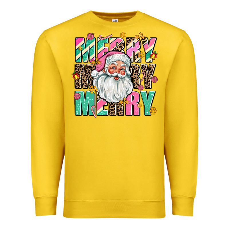Merry Merry Merry Premium Sweatshirt by AdoDesignShop | Teevron
