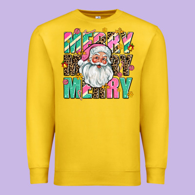 Merry Merry Merry Premium Sweatshirt Designed By Adodesignshop
