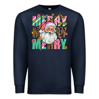 Navy merry merry merry Premium Sweatshirt - AdoDesignShop