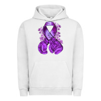 Domestic Violence Warrior Purple Ribbon Urban Hoodie | Teevron