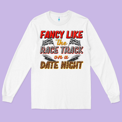 Long Sleeve Tee fancy like the race track on a date night