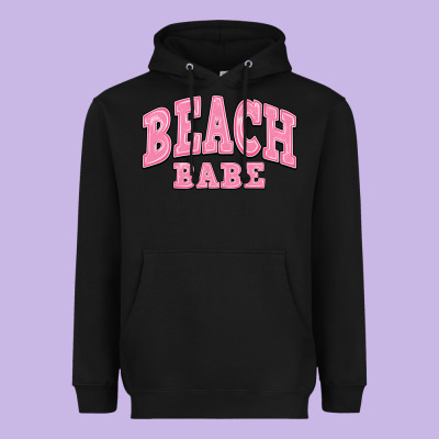 Beach Babe Heavyweight Hoodie Designed By Jahusdesignshop