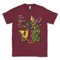 Burgundy love fleur de lis Classic Tee - RanaPortraitStore