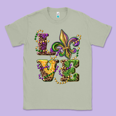 Love Fleur De Lis Classic Tee Designed By Ranaportraitstore