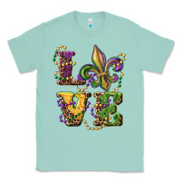 Seafoam love fleur de lis Classic Tee - RanaPortraitStore