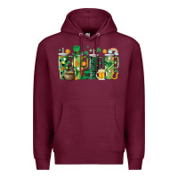 Burgundy st.patricks stanley Premium Hoodie - MaliasSmallBusiness