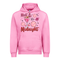 Fuchsia Pink meet me at midnight Urban Hoodie - MaliasSmallBusiness