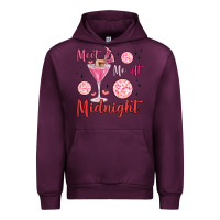 Mauve Wine meet me at midnight Urban Hoodie - MaliasSmallBusiness